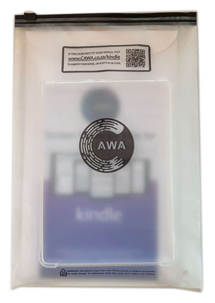 CAWA Clear Cover for Amazon Kindle (choose model/size when you checkout)