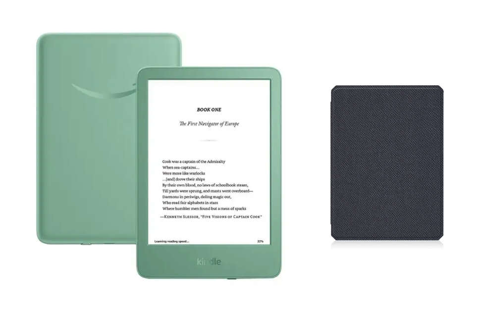 Amazon Kindle 2024 Bundle (Kindle 6" Gen 11 + Smart Cover) -NO ADS-