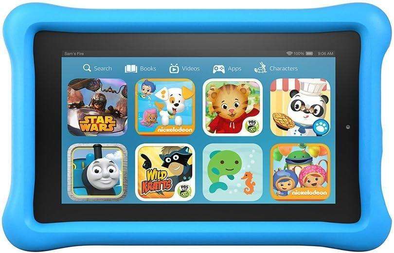 Amazon Fire Kids Edition Tablet 7" 16 GB, Blue Kid-Proof Case