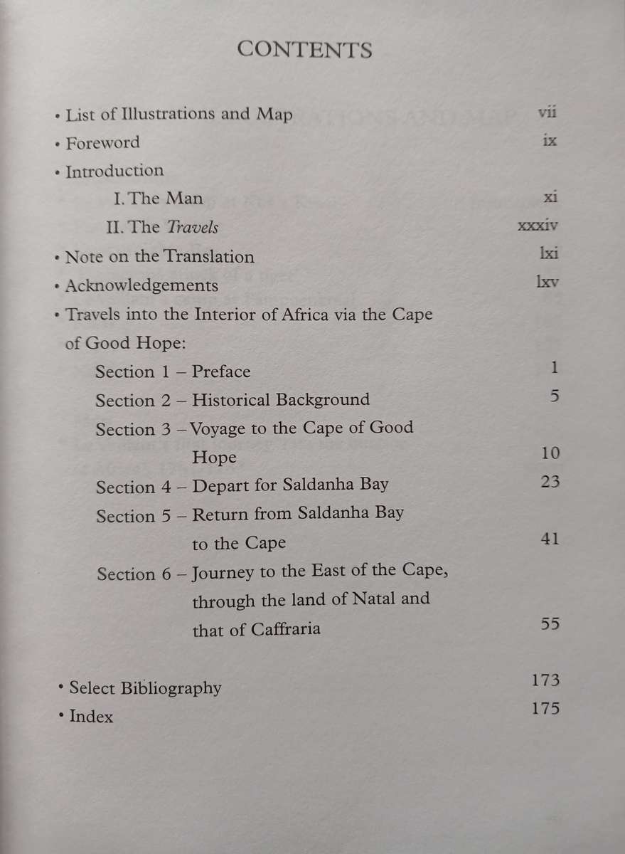 Francois le Vaillant - Travels into the Interior of Africa via the Cape of Good Hope Volume 1