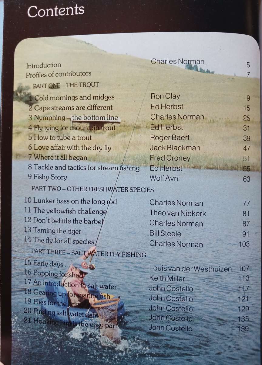 Fresh and salt water Fly Fishing in Southern Africa Edited by Charles Norman