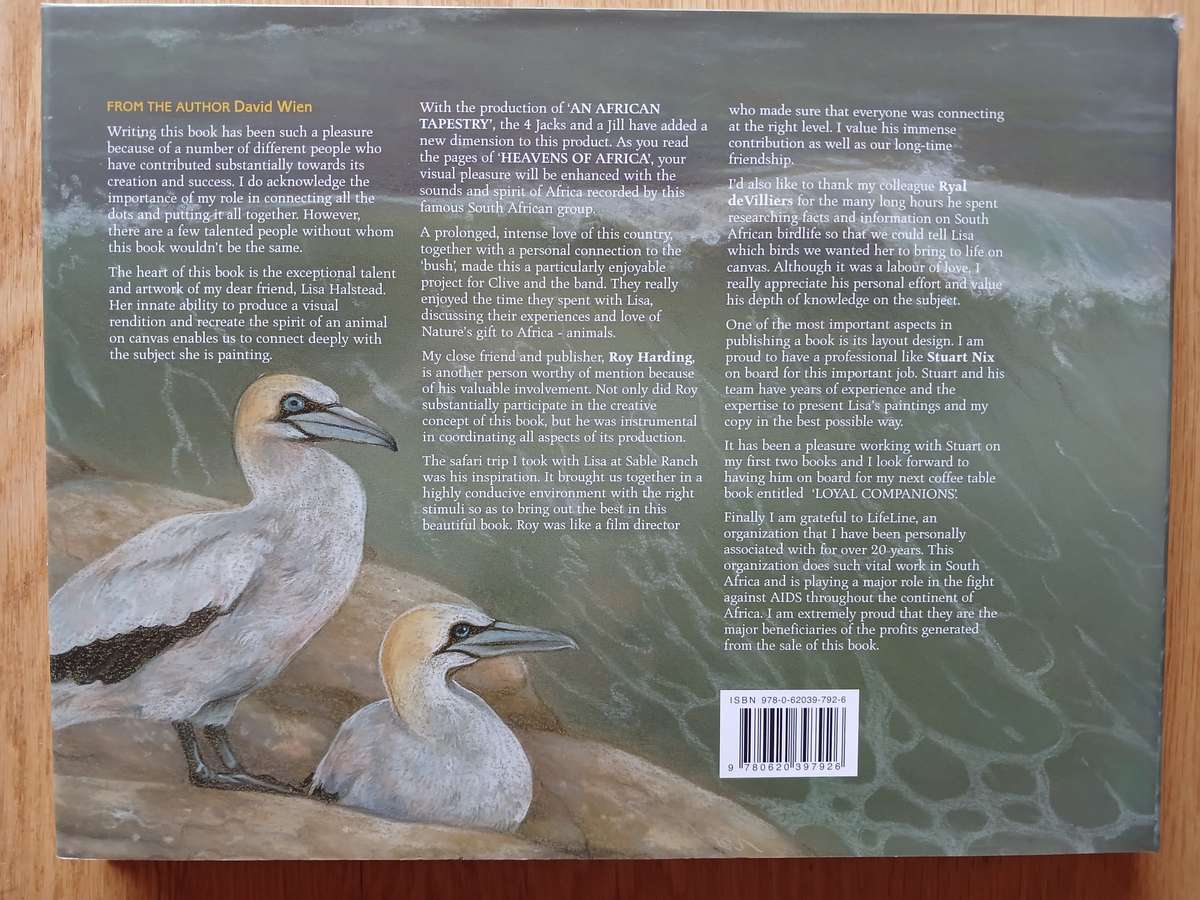 Lisa Halstead Wildlife Artist -  " Heavens of Africa"