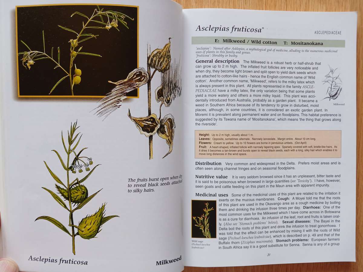 Trees & Shrubs of the Okavango Delta - Medicinal uses and Nutritional Value