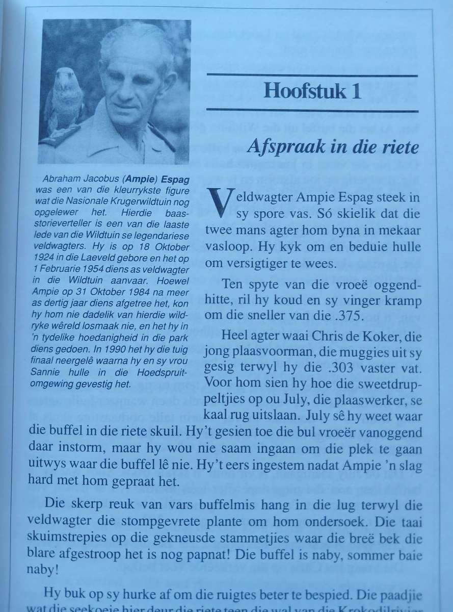 Die Veldwagters Vertel - 78 Ware Verhale uit ons Nasionale Parke (SIGNED COPY)