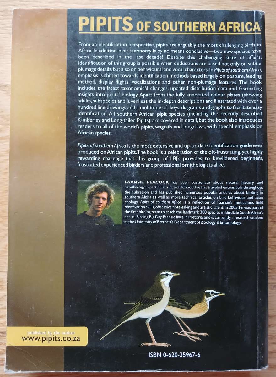 Pipits of Southern Africa - The complete guide to Africa's ultimate LBJ's