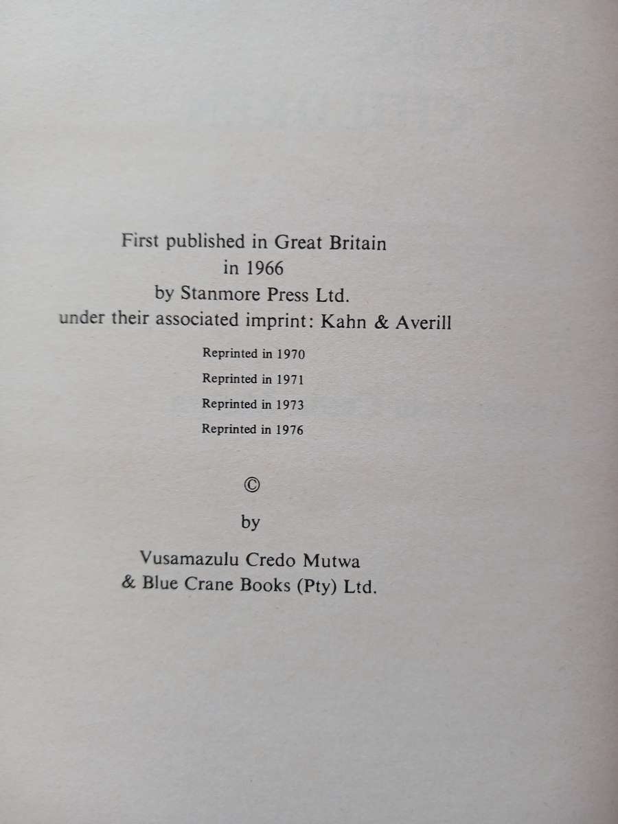 Indaba my Children  - African Tribal History, legends, customs and religious beliefs by Credo Mutwa