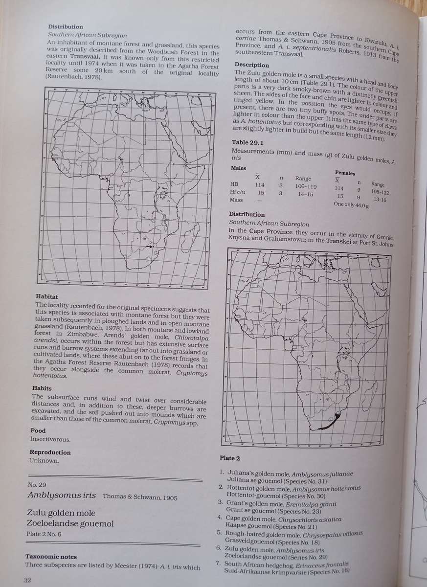 The Mammals of the Southern African Subregion by Reay H.N. Smithers