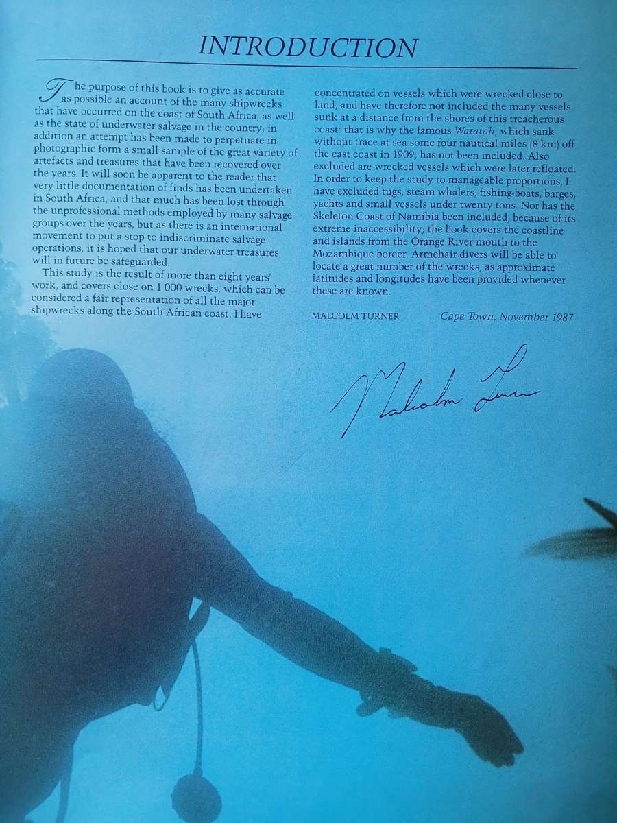 Shipwrecks & Salvage in South Africa - 1505 to the present