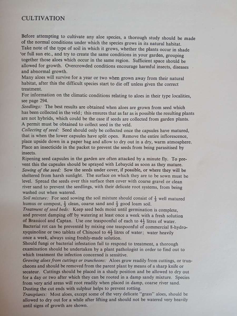 Aloes of the South African Veld