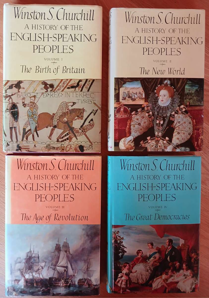 A History of the English-Speaking Peoples (Complete set of 4 Volumes) by Winston S. Churchill