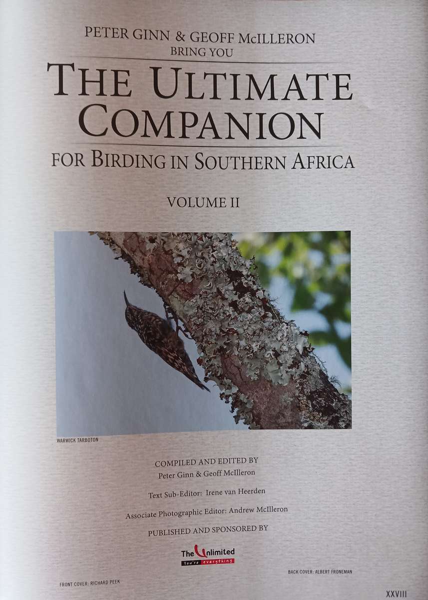 The Ultimate Companion for Birding in Southern Africa