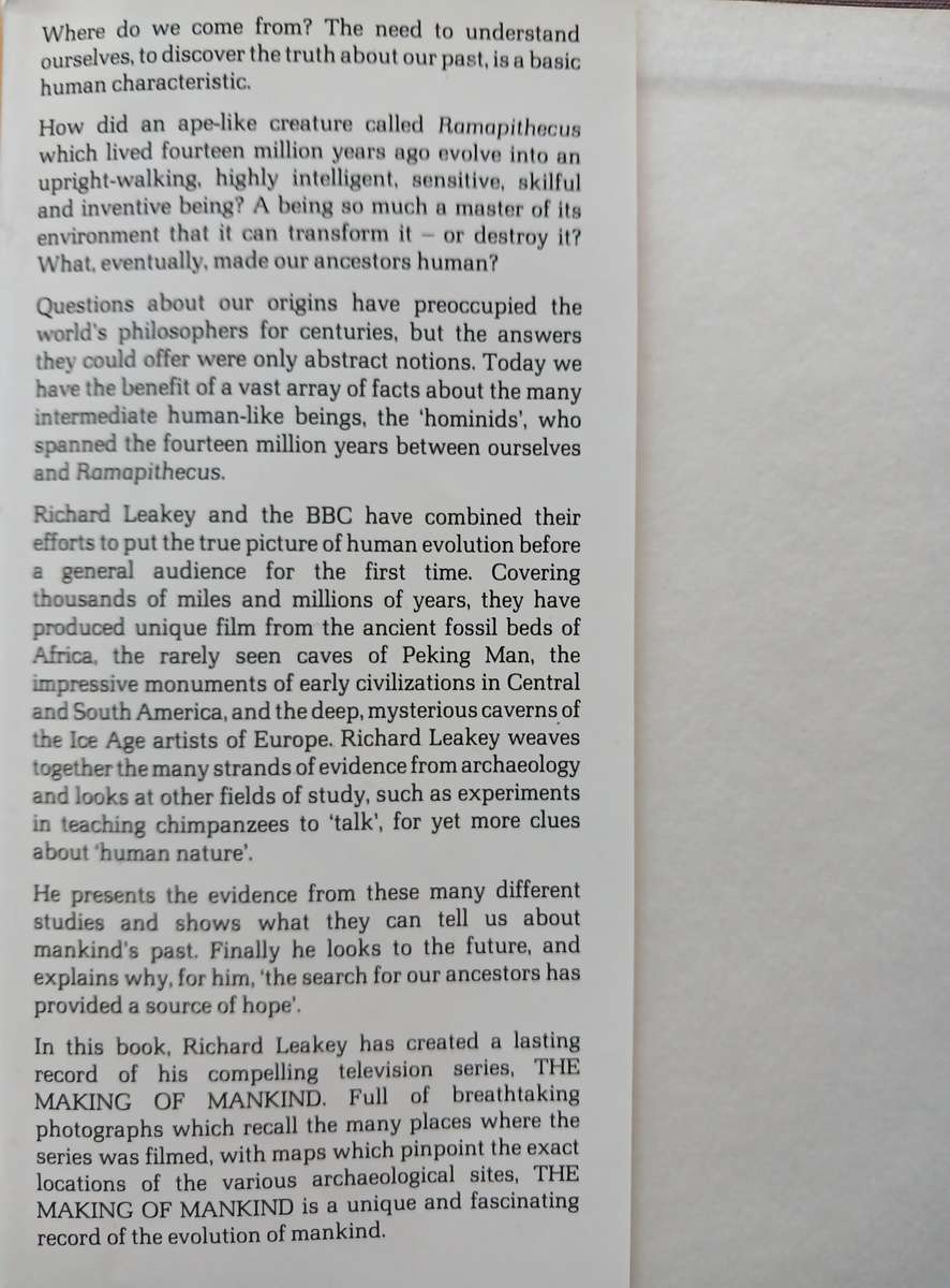 The Making of Mankind