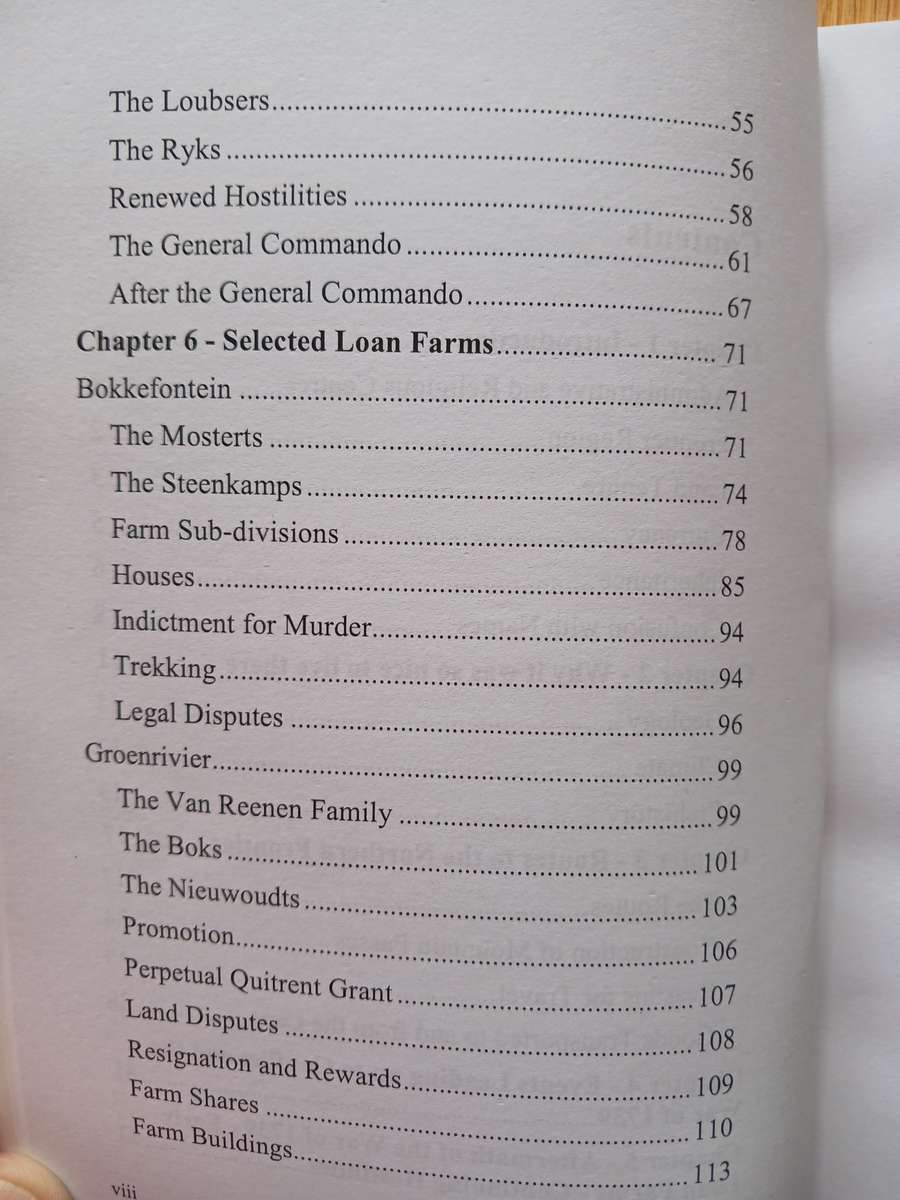 Short history of the Onder-Bokkeveld (Signed by author)