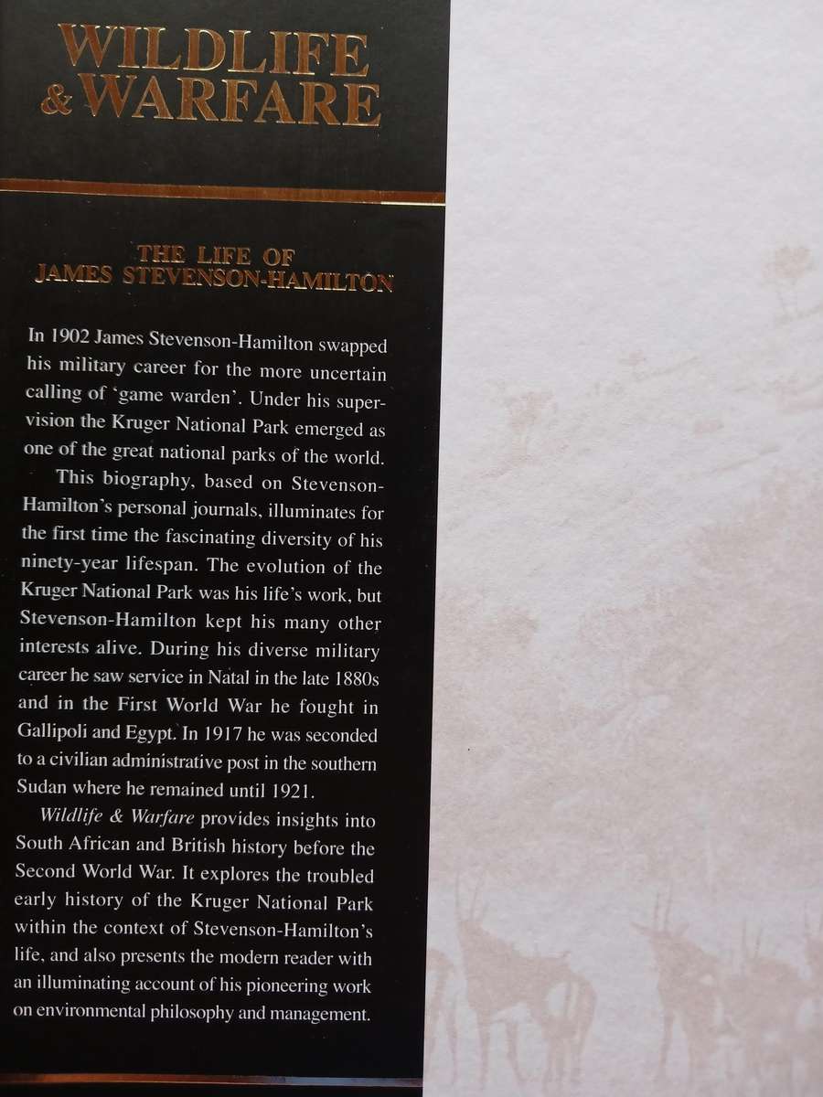 Wildlife & Warfare - The life of James Stevenson-Hamilton