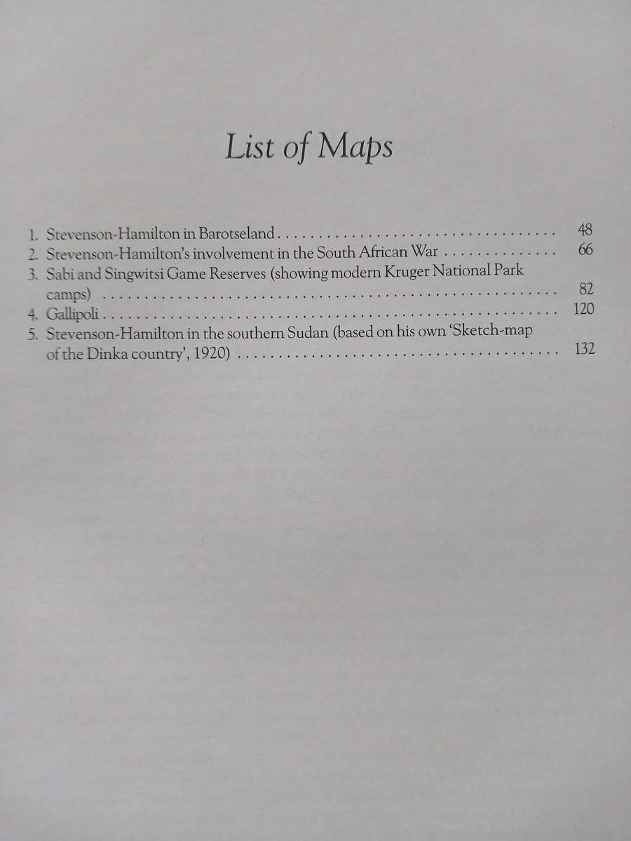 Wildlife & Warfare - The life of James Stevenson-Hamilton