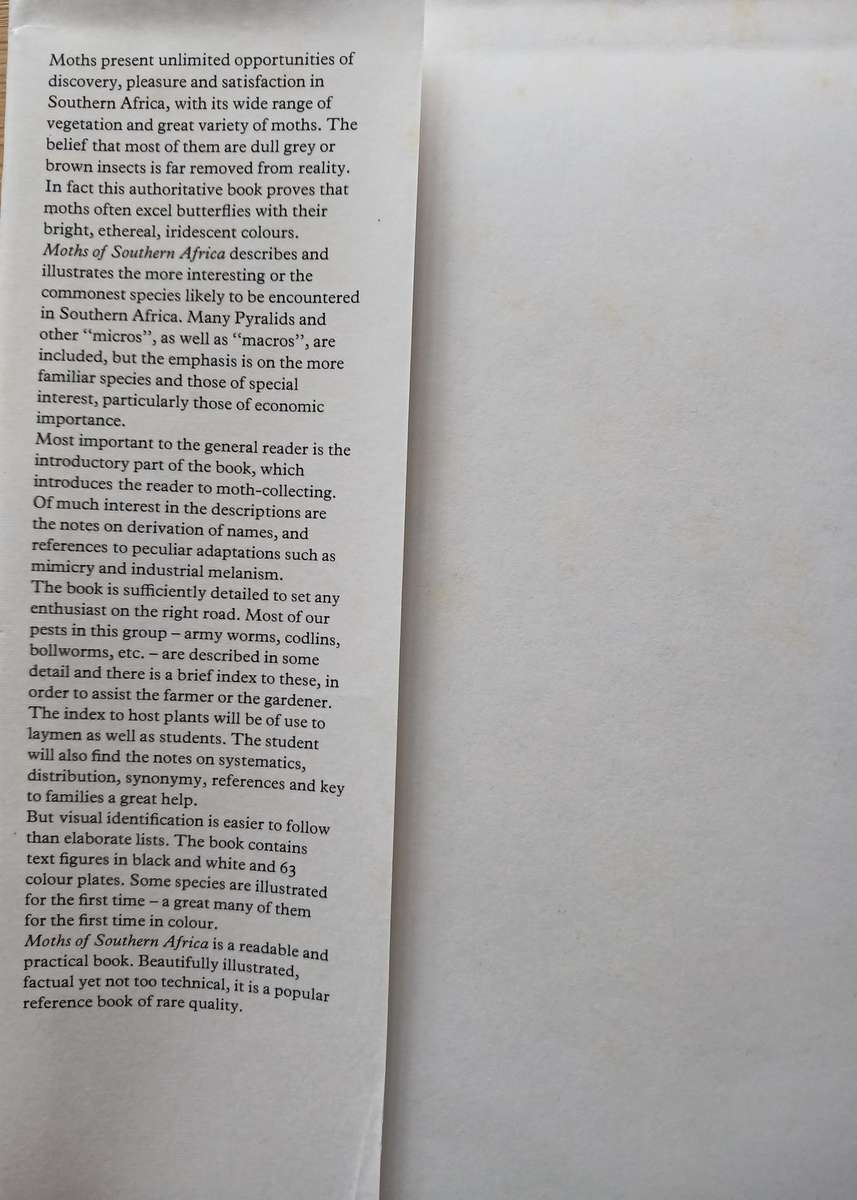 Moths of Southern Africa by E.C.G. Pinhey