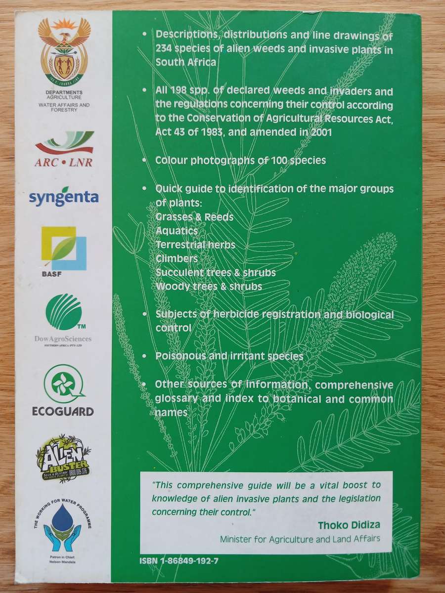 Alien Weeds and Invasive Plants - A complete guide to declared weeds and invaders in South Africa