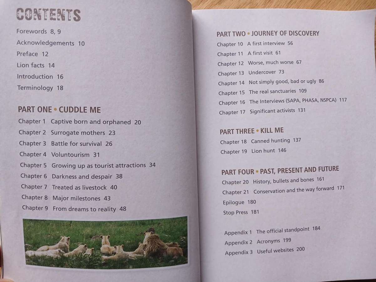 Cuddle Me Kill Me - A true account of South Africa's captive lion breeding and canned hunting indust