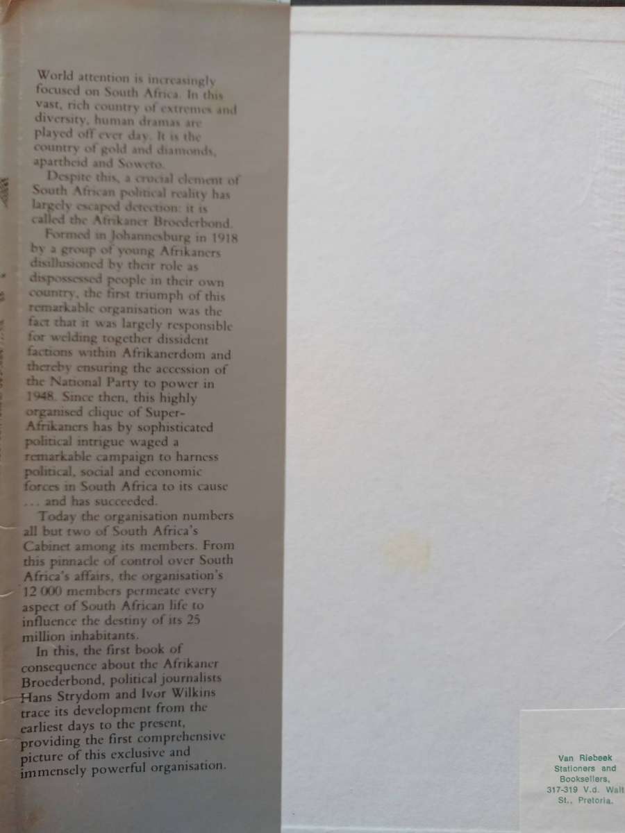 The Super-Afrikaners: Inside the Afrikaner Broederbond