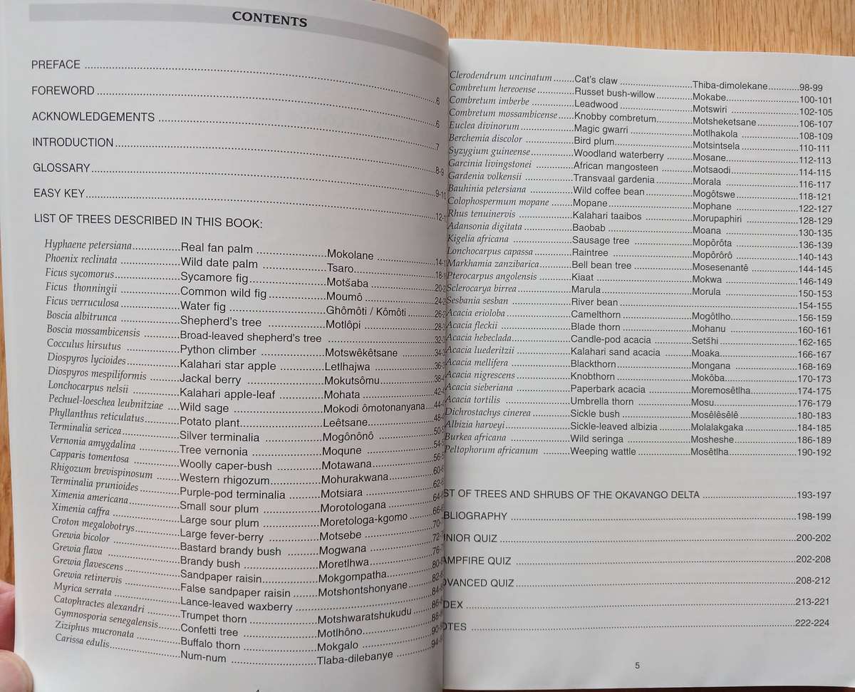 The Shell Field Guide Series: Part I - Trees & Shrubs of the Okavango Delta - Medicinal uses ...