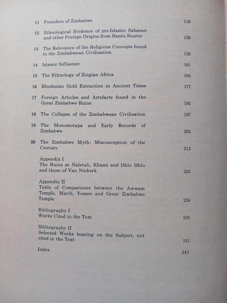 The Origin of the Zimbabwean Civilisation