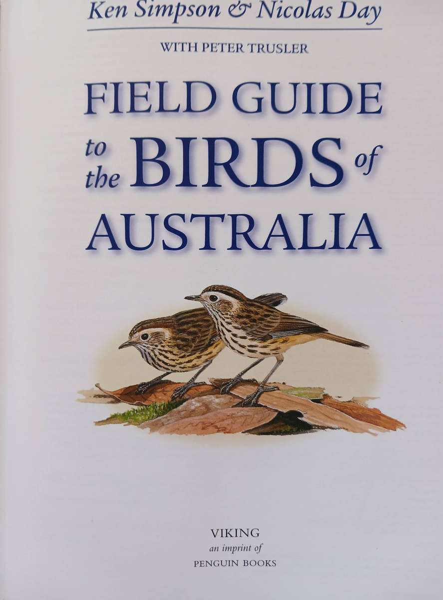 Field Guide to the Birds of Australia