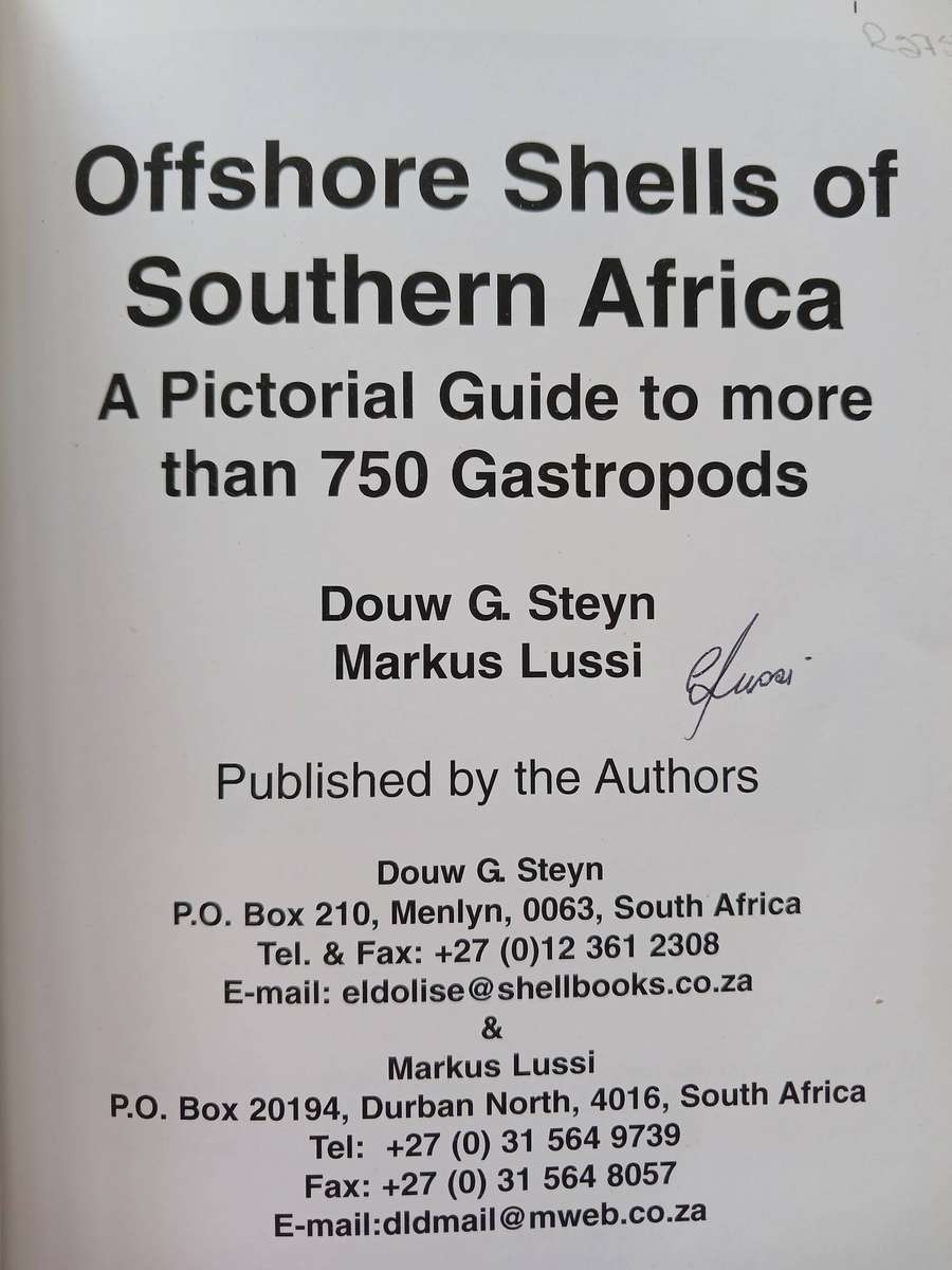 Offshore Shells of Southern Africa - A pictorial guide to more than 750 gastropods