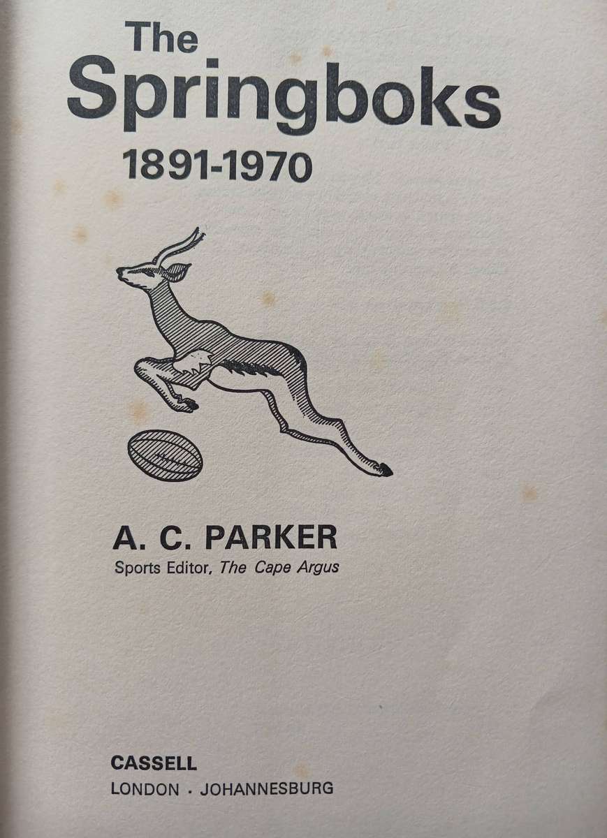 The Springboks 1891-1970