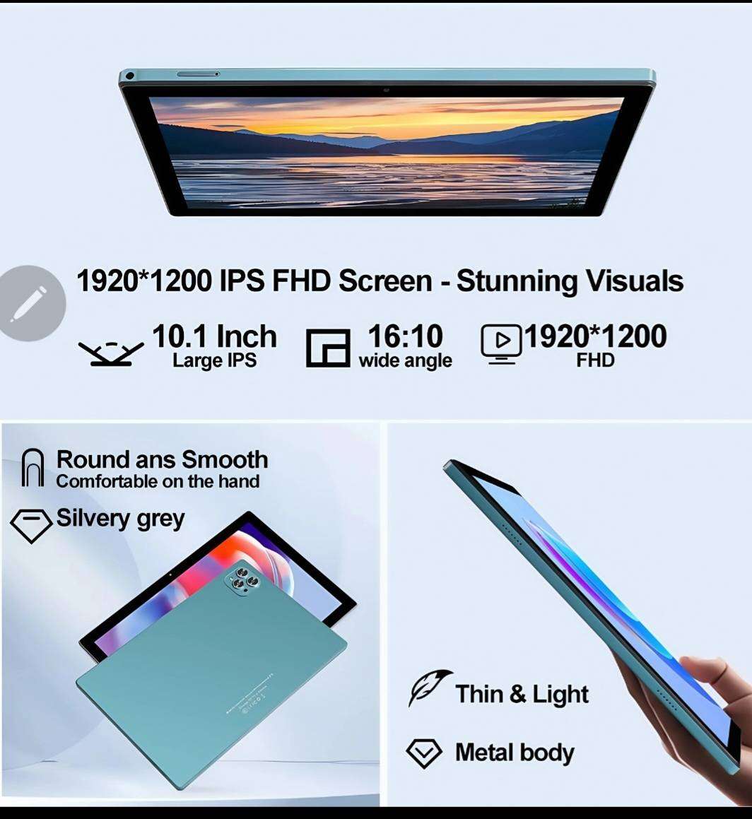 G2000 10'1 INCH ANDROID  TABLET  16GB  RAM 512 gb storage