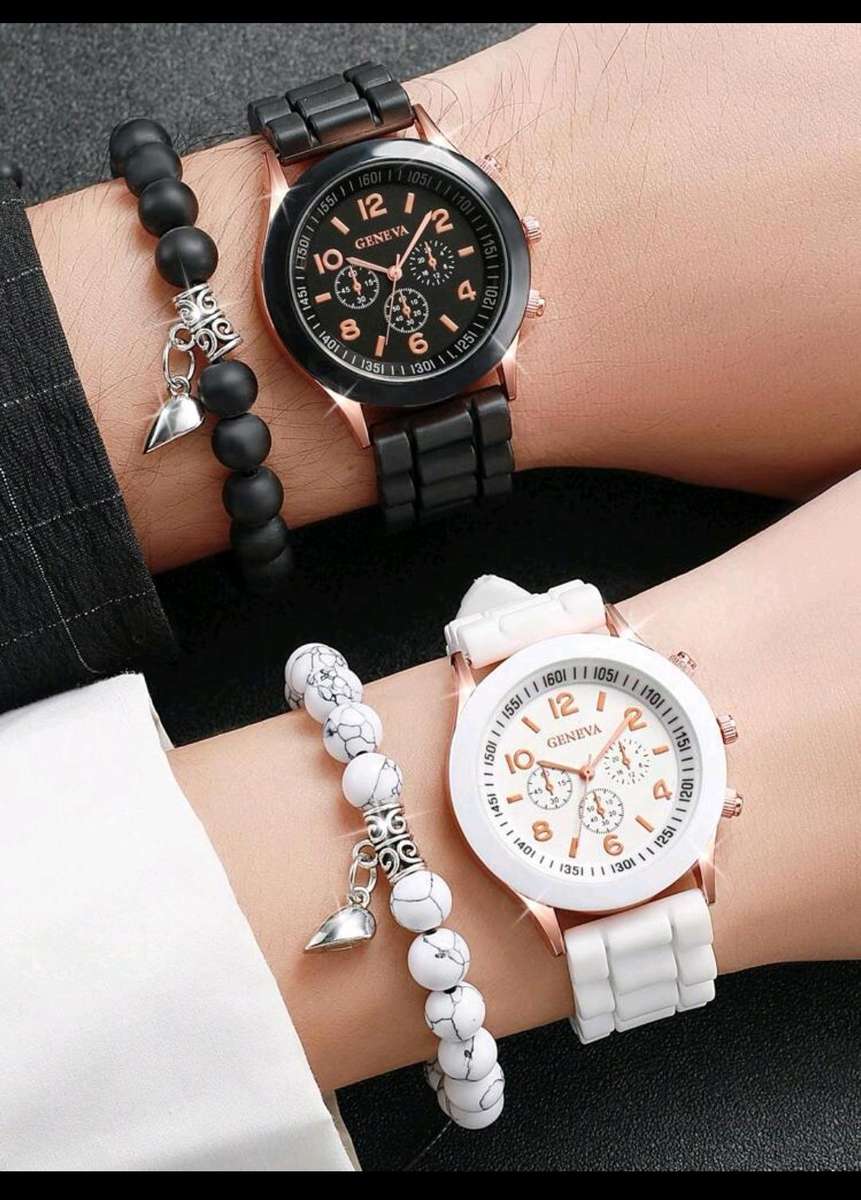 Wow amazing luxurious 4pc couple of years watch set
