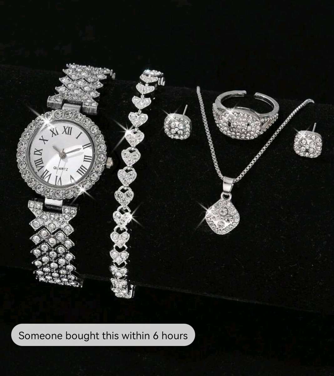woman 6pcs decorQuartz Watch set