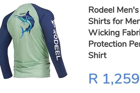 Wow amazing luxurious Men's RODEEL ocean protected fishing T-shirt