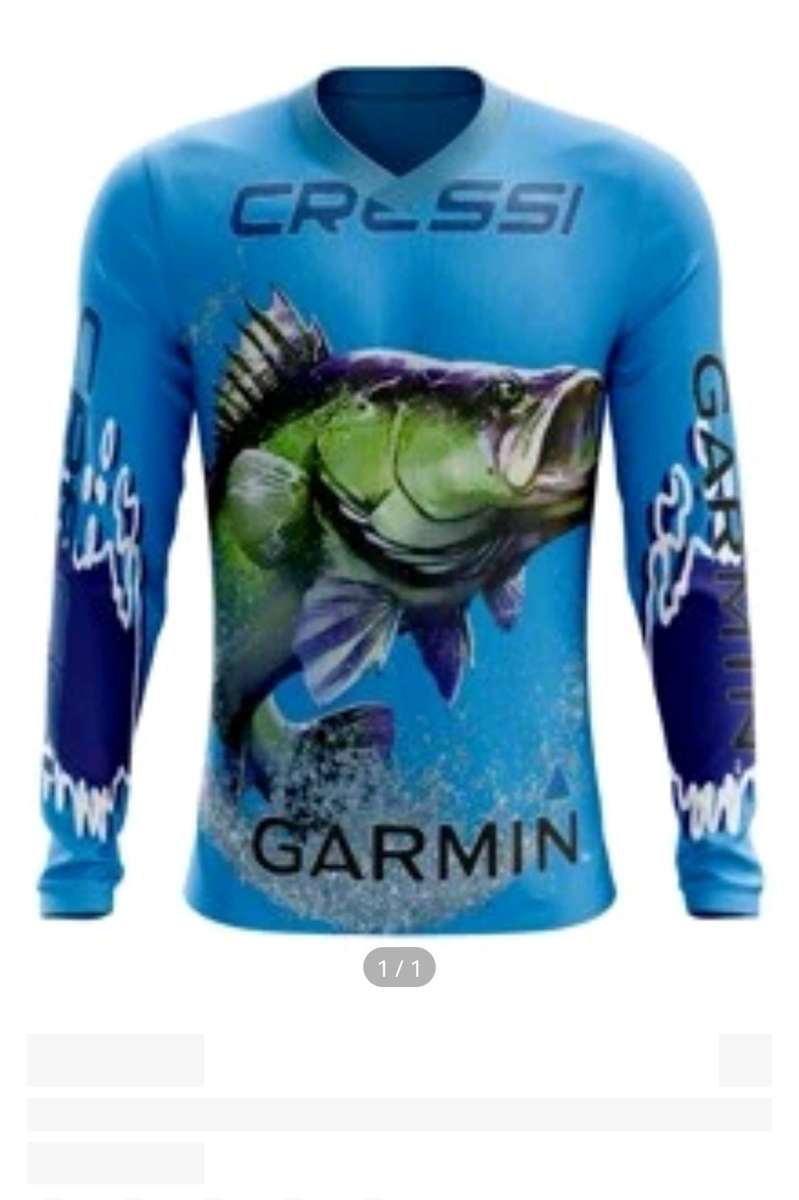 Wow amazing luxurious Men's Garmin uv protected fishing T-shirt