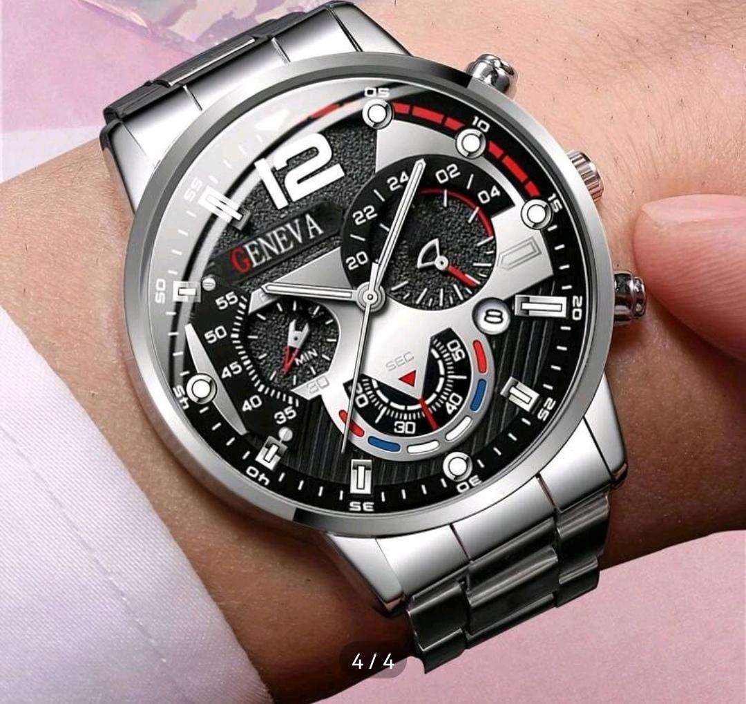 Men's 2pc Quartz Watch Set