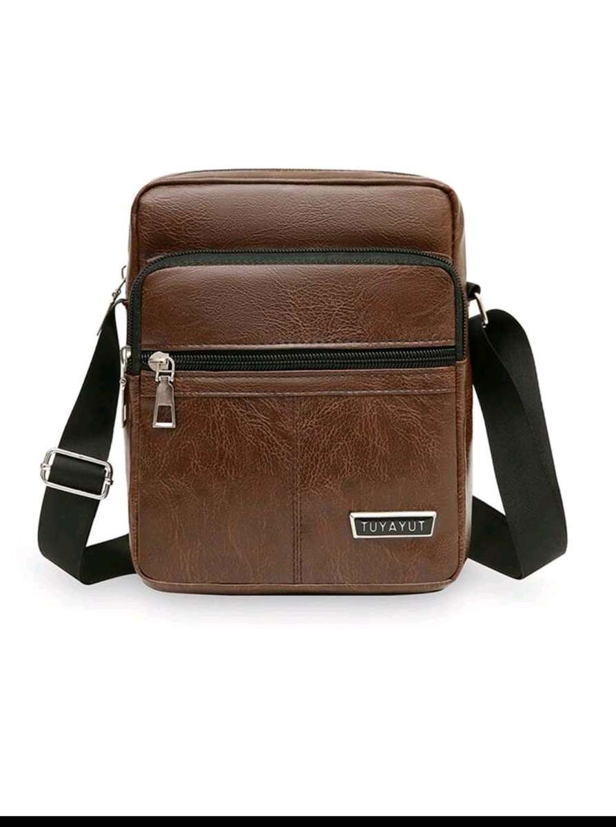 Wow amazing luxurious luxurious Men's (P) u leather crossbody bag