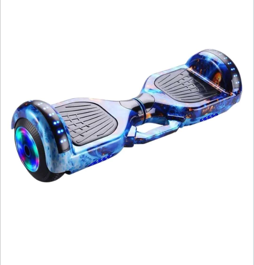 6'5 inch Hoverboard with build in Bluetooth speaker and led lights (galaxy blue)