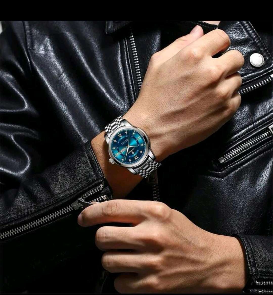 Wow amazing luxurious Men's POEDAGAR waterproof watch
