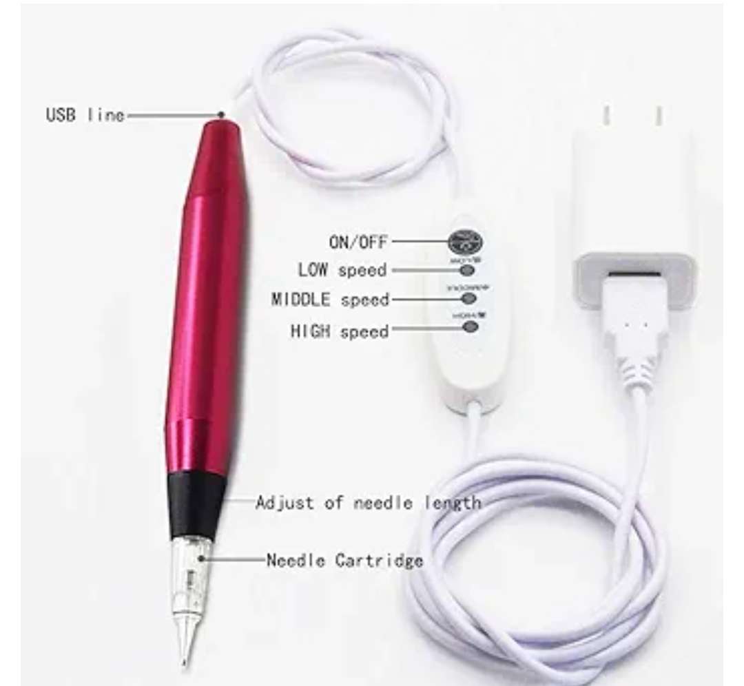 Wow amazing luxurious permanent makeup, eyebrow, lip, small tattoo pen