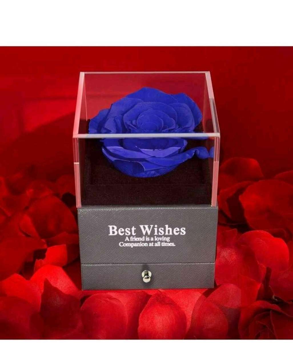 Wow amazing amazing luxurious rose flower gift set wit I love u necklace in 100 Languages.