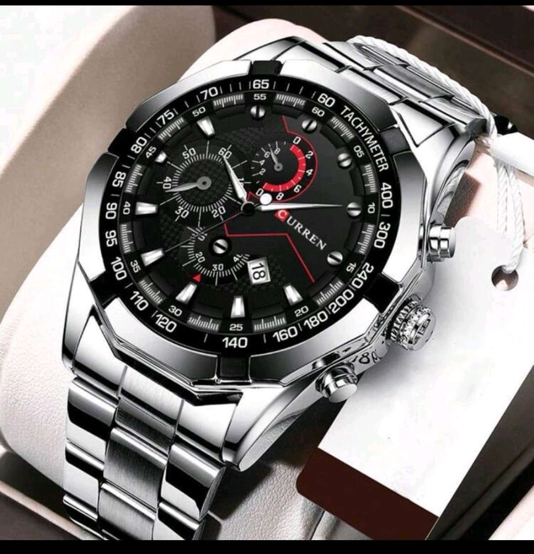 Wow amazing luxurious Men's curren waterproof watch