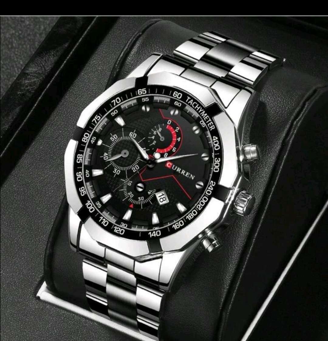 Wow amazing luxurious Men's curren waterproof watch