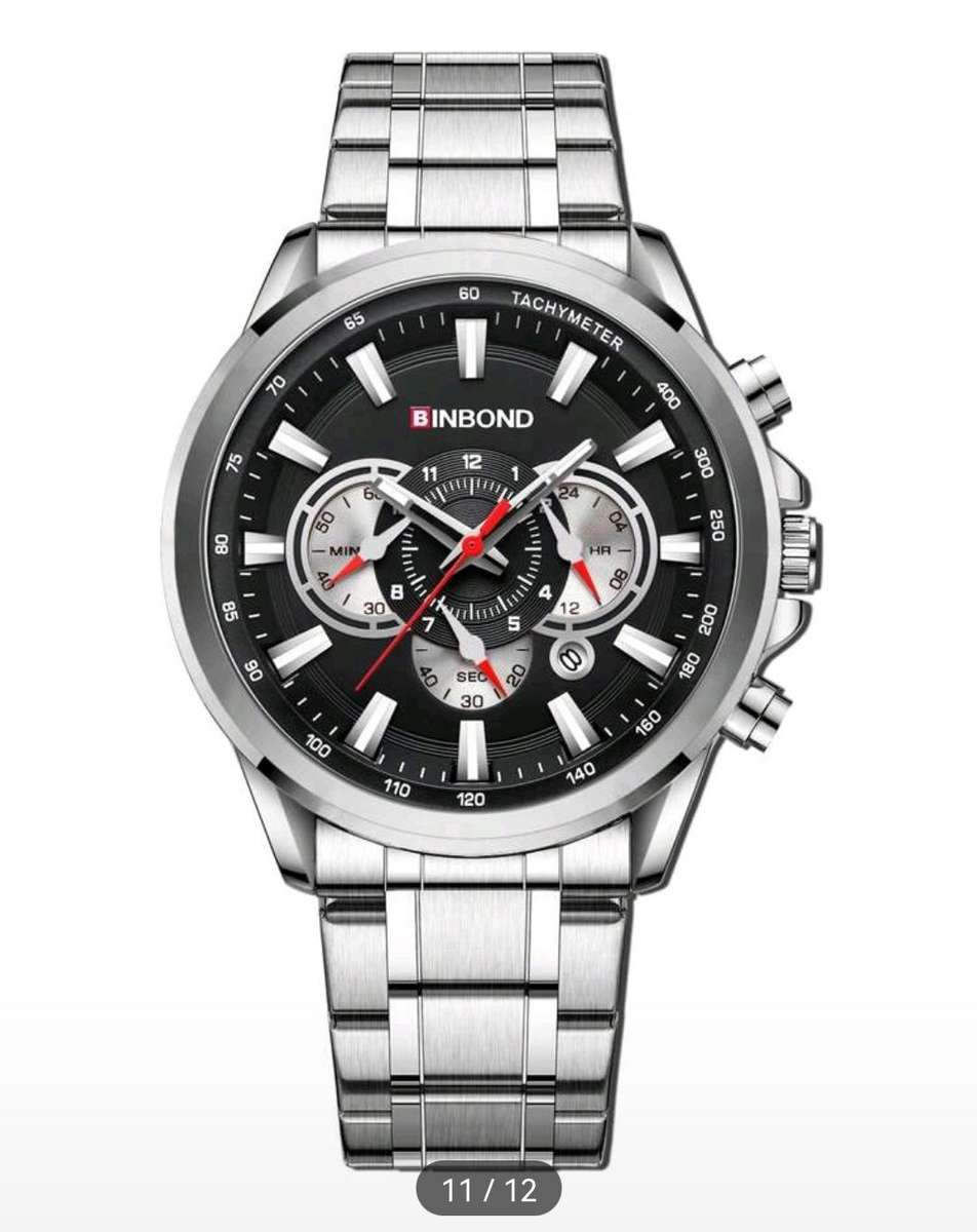 Tactical Motorcycle  BINBOND Waterproof Luminous Watch Timing Multi-Pointer