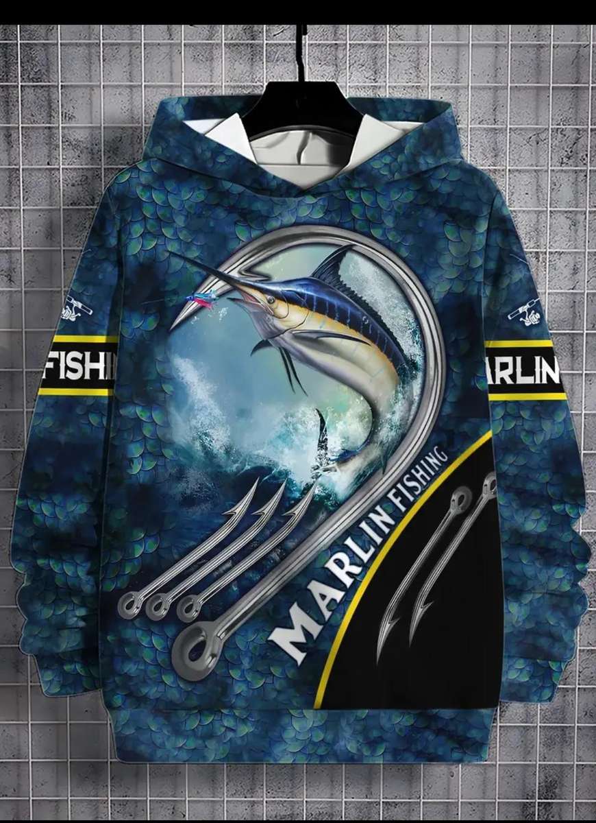 Men's Manfinity Marlin Fishing Hoodie