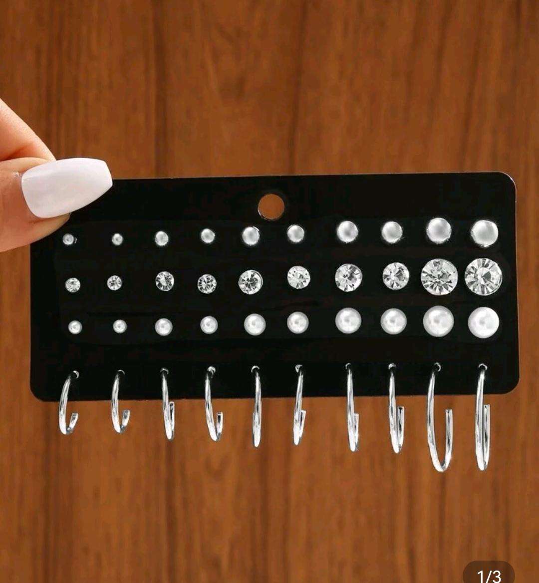 Wow amazing luxurious luxurious 40pc /20set stud earrings