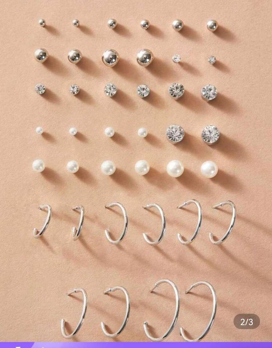 Wow amazing luxurious luxurious 40pc /20set stud earrings