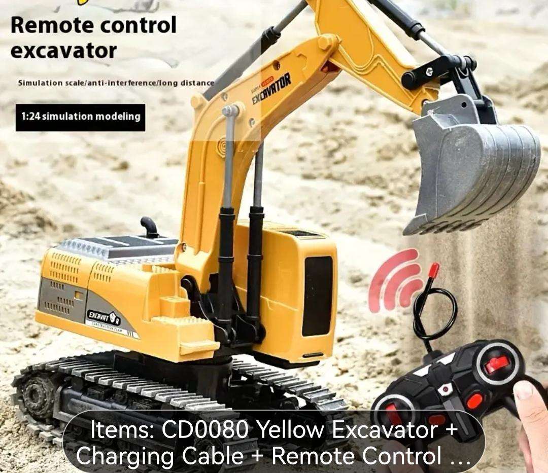 6-Channel Remote Control Excavator