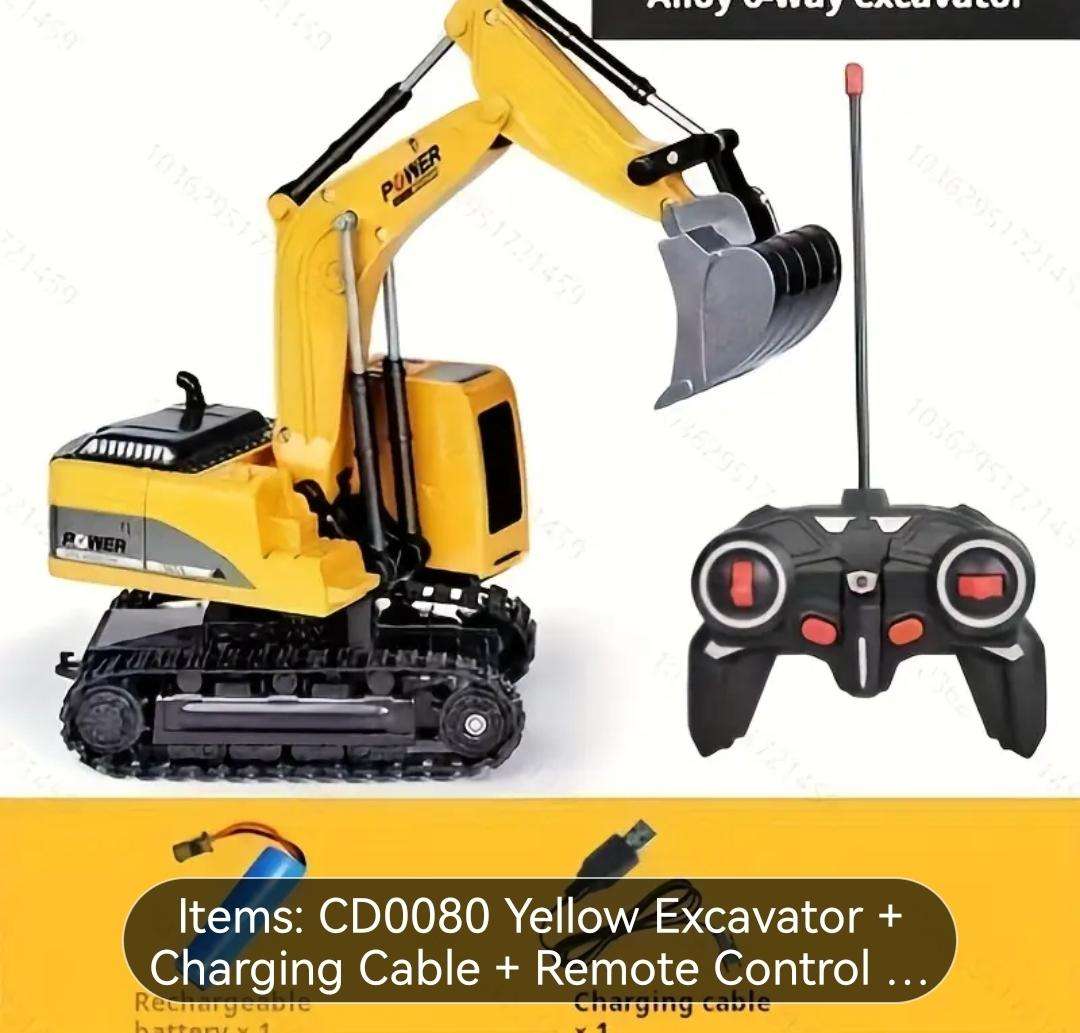 6-Channel Remote Control Excavator