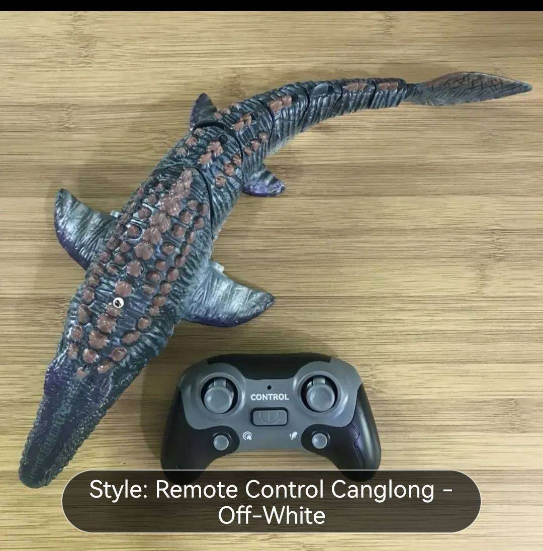 Mosasaurus Dinosaur Toys, Remote Control Water Toy RC Dino with Spray Water