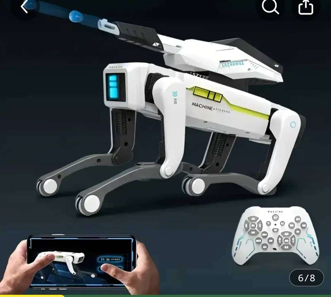 Wow amazing luxurious  al smart intelligent voice commands robot dog