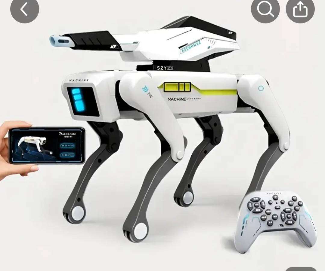Wow amazing luxurious  al smart intelligent voice commands robot dog